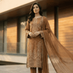 Premium Embroidered 3-Piece Ladies Suit