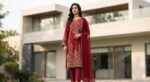 Premium Embroidered 3-Piece Ladies Suit - Image 3