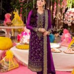 Asim Jofa Luxury Chiffon 2025/26 – Heavy Embroidered Suit with Dupatta & Malai Trouser (Copy) (Copy)