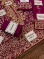 Dhank Heavy Embroidered 3Pc Suit with Digital Dupatta - Image 7