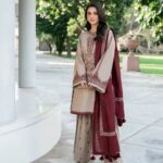 Dhanak Unstiches Suit 3Pc Winter Collection 2025