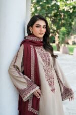 Dhanak Unstiches Suit 3Pc Winter Collection 2025 - Image 2