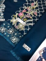 Pure Chiffon Heavy Adda Work Suit Embroidered Sequence with Malai Trouser & Chiffon Dupatta - Image 2