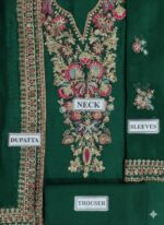 Net Maxi/Frock Semi Stitched with Zari, Sequence & Handwork  New Color Collection - Image 6