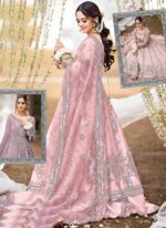 Net Maxi/Frock Semi Stitched with Zari, Sequence & Handwork New Color Collection
