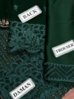 Chiffon Sequence Embroidered Suit Unstitched Replica with Silk Trouser - Image 3