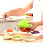 Portable Mini Hand Chopper Manual | Onion Vegetable Garlic Cutter for Kitchen - Image 3